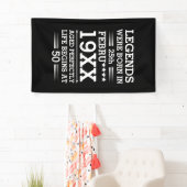 カスタムレジェン生まれトが日付月年の年齢にあった 横断幕 (インサイチュ)