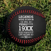 カスタムレジェン生まれトが日付月年の年齢にあった 野球ボール