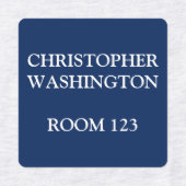 カスタムレジデンシャルホームブルーアイアンオンウェア ラベル (デザイン2)