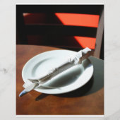 カスタムレストラン広告/メニューフライヤー (裏面)