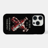 カスタムレスピラトリー看護師ママタクティカルタフフォンケース iPhoneケース (裏面横)