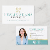 カスタムレスリー·アダムス用名刺 名刺 (正面/裏面)