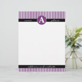 カスタムレターヘッド・モノグラム入り レターヘッド (スタンド正面)