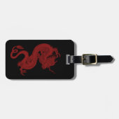 カスタムレッドドラゴンペンドラゴンラゲージタグ ラゲッジタグ (正面横)