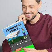 カスタムレッドネックおもしろいマットレスジョーク誕生日 カード