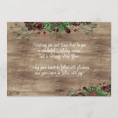 カスタムレッドベリーグリーンホリー植物株 シーズンカード (裏面)