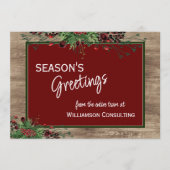 カスタムレッドベリーグリーンホリー植物株 シーズンカード (正面)