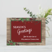 カスタムレッドベリーグリーンホリー植物株 シーズンカード (スタンド正面)