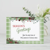 カスタムレッドベリーグリーンホリー植物株 シーズンカード (スタンド正面)