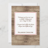 カスタムレッドベリーグリーンホリー植物株 シーズンカード (裏面)