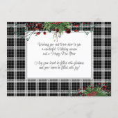 カスタムレッドベリーグリーンホリー植物株 シーズンカード (裏面)