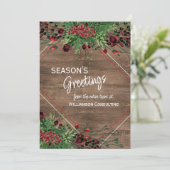 カスタムレッドベリーグリーンホリー植物株 シーズンカード (スタンド正面)