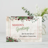 カスタムレッドベリーグリーンホリー植物株 シーズンカード (スタンド正面)