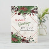 カスタムレッドベリーグリーンホリー植物株 シーズンカード (スタンド正面)