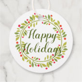 カスタムレッドホリーベリーグリーン葉ズ フェイバータグ (裏面)