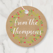 カスタムレッドホリーベリーグリーン葉ズ フェイバータグ (正面)