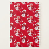 カスタムレッドポインセチア プランナー手帳 (裏面)