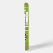 カスタムレッド&ブルーサッカージャージーオンフィールド Case-Mate iPhoneケース (裏面 / 左)