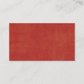 カスタムレッド・ホワイト結婚・クリスマス座席表 プレイスカード (裏面)