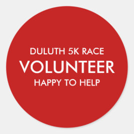 カスタムレッド ラウンドシール