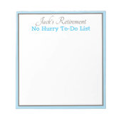 カスタムレティリーのノートユーモアのあるパッド ノートパッド (正面)