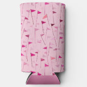 カスタムレディースゴルフリーグウォーターボトル スリム缶クーラー (正面)