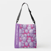 カスタムレディースゴルフリーグトートバッグ クロスボディバッグ (裏面)