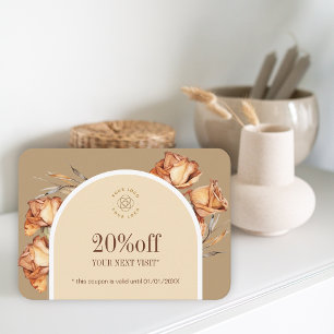 カスタムレトロアーチバラクーポン割引 名刺