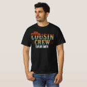 カスタムレトロウエスタンカウボーイ従兄弟クルーおそろい Tシャツ (正面フル)