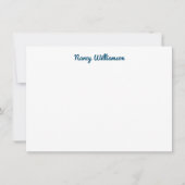 カスタムレトロカラフルキャンディパステルストライプズ ノートカード (正面)