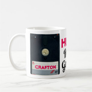 カスタムレトロゲーム用フロッピーディスク3インチCPC 6128 コーヒーマグカップ