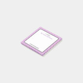 カスタムレトロチェックパターン学校心理学者 ポストイット (アングル)