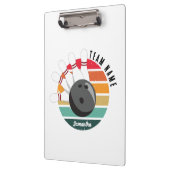 カスタムレトロボーリングピンのチームとプレイヤー名 クリップボード (左)