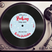 カスタムレトロミュージックレコード ロッキングフォト シーズンカード