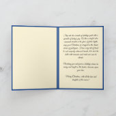 カスタムレトロヴィンテージカラフルオーナメント シーズンカード (内部)