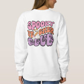 カスタムレトロ不気味先生クラブ スウェットシャツ (裏面)