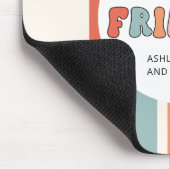 カスタムレトロ友最高の人BFFsかわいいベスティーズのギフト マウスパッド (コーナー)