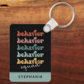 カスタムレトロ行動分隊の行動セラピスト キーホルダー (裏面)