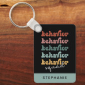 カスタムレトロ行動分隊の行動セラピスト キーホルダー (正面)