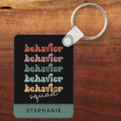カスタムレトロ行動分隊の行動セラピスト キーホルダー (裏面)
