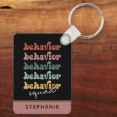 カスタムレトロ行動分隊の行動セラピスト キーホルダー (裏面)