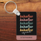 カスタムレトロ行動分隊の行動セラピスト キーホルダー (正面)