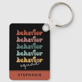 カスタムレトロ行動分隊の行動セラピスト キーホルダー (裏面)