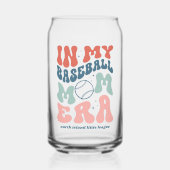 カスタムレトロ「私の野球母の時代で」 ガラス缶 (正面)