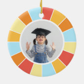 カスタムレトロSunray セラミックオーナメント (裏面)