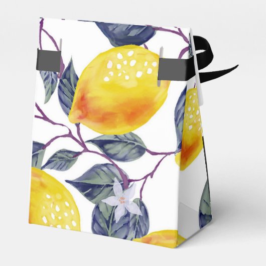 カスタムレモンの緑の製品ギフトボックス |パッケージ フェイバーボックス (裏面サイド)