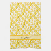 カスタムレモンシトラス キッチンタオル (縦)