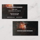 カスタムレーザ切断版木、銅版、版画 名刺 (正面/裏面)