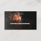 カスタムレーザ切断版木、銅版、版画 名刺 (裏面)