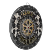 カスタムレーシング改造フラッグ車庫 ダーツボード (正面左)